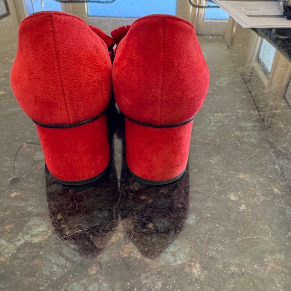 Authentic Gucci Marmont / Double G suede mid heel pumps size 40.5 - Picture 13 of 14